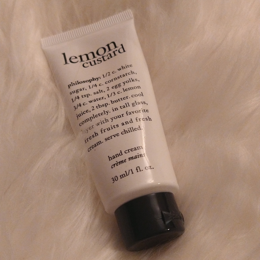 5/$20 PHILOSOPHY LEMON CUSTARD HAND CREAM